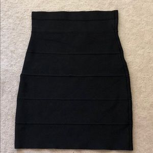 BCBG Black Bandage Skirt